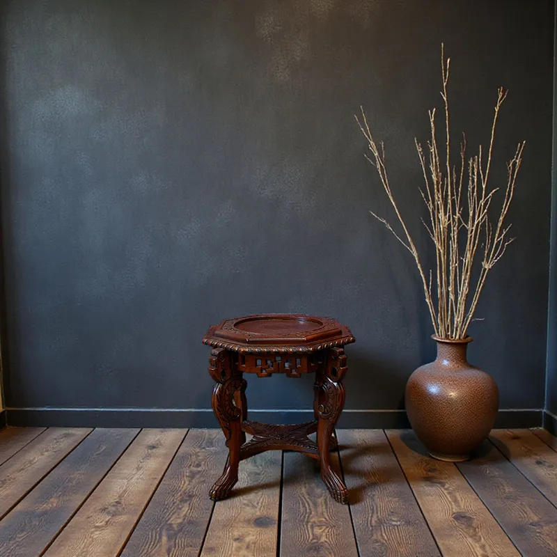 Столик кавовий MJ-437 червоне дерево Індонезія